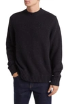 Les Deux Gary Fleck Wool Blend Sweater In Black