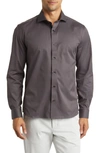 STONE ROSE DRYTOUCH® PERFORMANCE SATEEN BUTTON-UP SHIRT