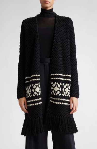 Max Mara Orione Cardigan In Black