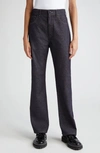 Max Mara Lacuna Straight Leg Jeans In Ultramarine