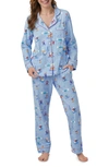 Bedhead Pajamas Printed Organic Cotton Pajama Set In Backcountry Bears