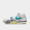 Nike Air Trainer 1 Sneaker In White/teal Nebula/neutral Grey