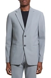 Theory Men's Clinton Precision Ponte Blazer In Stone