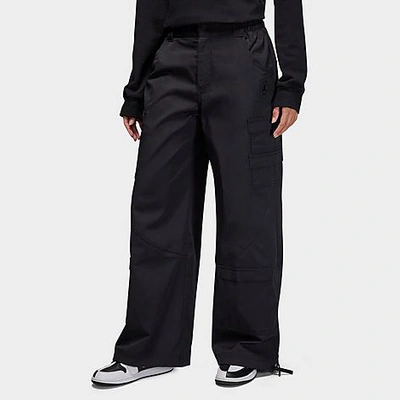 Nike Jordan Women's High-waist Chicago Cargo Pants In Black 