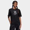 Nike Jordan Women's Gf Graphic T-shirt In Black/iron Grey 