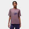 Nike Jordan Women's Gf Graphic T-shirt In Sky J Mauve/sky J Purple 