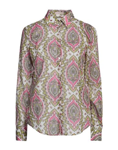 Camicettasnob Woman Shirt Light Green Size 12 Cotton In Green