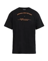 Raf Simons Man T-shirt Black Size L Cotton In Black
