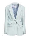 Hebe Studio Woman Blazer Light Green Size 6 Polyester In Green