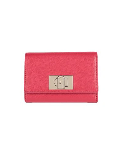 Furla 1927 M Compact Wallet Woman Wallet Red Size - Soft Leather In Red