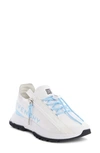 Givenchy Spectre Zip Runner Sneaker In White/ Blue