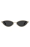 Chiara Ferragni Cat Eye Frame Sunglasses In Gold