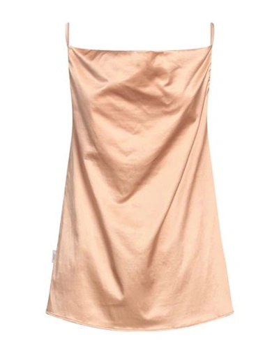 Jijil Woman Top Camel Size 10 Cotton, Silk, Elastane In Pink