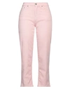 Haikure Woman Jeans Pink Size 31 Cotton, Elastomultiester, Elastane