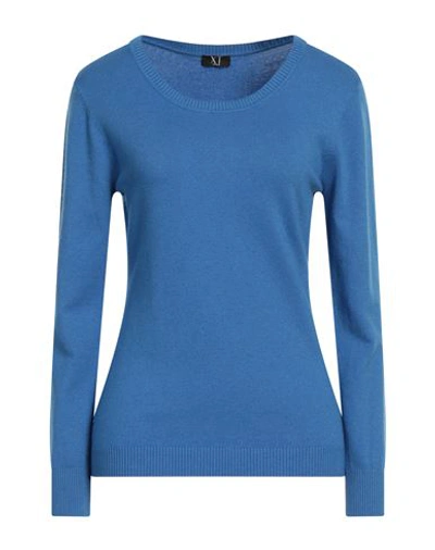 Xt Studio Woman Sweater Blue Size S Viscose, Polyester, Polyamide