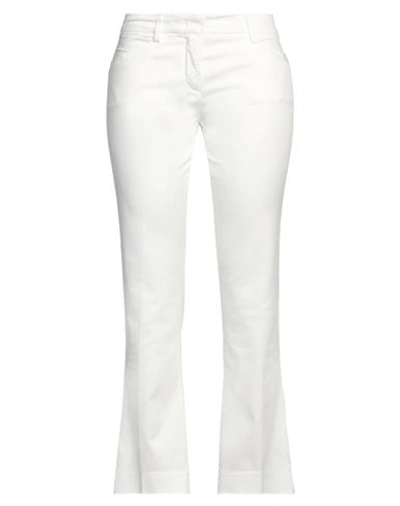 Re-hash Re_hash Woman Pants White Size 25 Lyocell, Cotton, Elastane