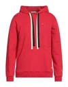 Grey Daniele Alessandrini Man Sweatshirt Red Size L Cotton