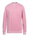Filippo De Laurentiis Man T-shirt Pink Size 42 Cotton
