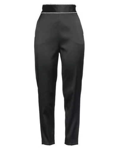 Simona Corsellini Woman Pants Black Size 8 Polyester, Polyamide, Elastane