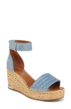 FRANCO SARTO CLEMENS ESPADRILLE WEDGE SANDAL