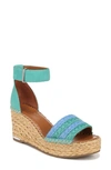 FRANCO SARTO CLEMENS ESPADRILLE WEDGE SANDAL