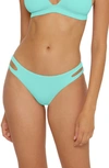 BECCA COLOR CODE CUTOUT HIPSTER BIKINI BOTTOMS