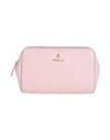 Furla Woman Pouch Pink Size - Soft Leather