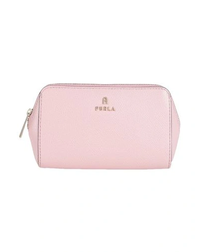 Furla Woman Pouch Pink Size - Soft Leather