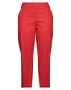 Boutique Moschino Woman Pants Red Size 10 Cotton, Elastane