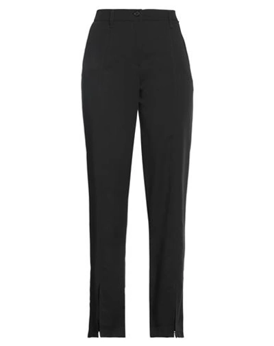 Hanny Deep Woman Pants Black Size 6 Polyester, Elastane