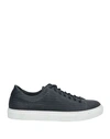 Seboy's Man Sneakers Navy Size 9 Leather In Navy Blue