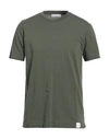 Daniele Fiesoli Man T-shirt Military Green Size M Cotton