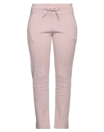 Colmar Woman Pants Light Pink Size L Cotton, Polyester