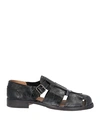 Moma Woman Sandals Black Size 10 Leather