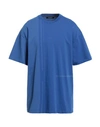 A-COLD-WALL* A-COLD-WALL* MAN T-SHIRT BRIGHT BLUE SIZE XL COTTON