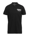 Dsquared2 Man Polo Shirt Black Size M Cotton In Black