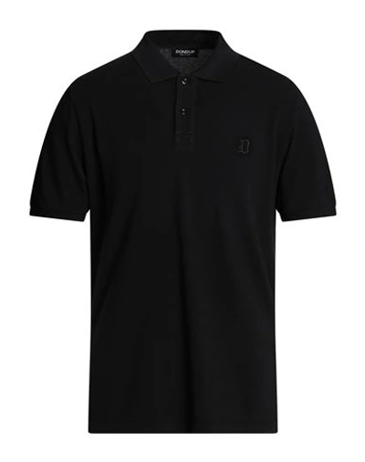 Dondup Man Polo Shirt Black Size Xxl Cotton