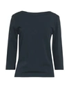 Roberto Collina Woman T-shirt Navy Blue Size S Viscose, Polyester
