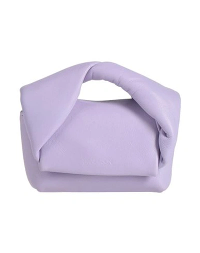 Jw Anderson Woman Handbag Lilac Size - Soft Leather In Purple