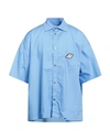 Ambush Shirt With Logo Patch In Blue