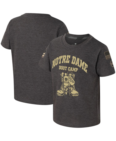 Colosseum Kids' Toddler Boys And Girls  Charcoal Notre Dame Fighting Irish Oht Military-inspired Appreciati