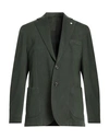 L.b.m 1911 L. B.m. 1911 Man Blazer Green Size 44 Cotton, Cashmere