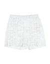 Msgm Toddler Girl Shorts & Bermuda Shorts White Size 4 Cotton In White