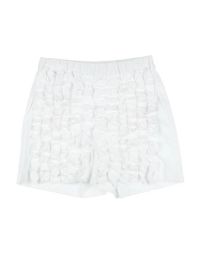 Msgm Babies'  Toddler Girl Shorts & Bermuda Shorts White Size 6 Cotton