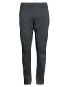 Dondup Man Pants Steel Grey Size 35 Cotton, Polyamide, Elastane