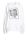 Opening Ceremony Woman Sweatshirt White Size L Cotton, Elastane In White