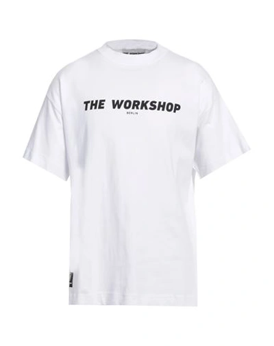 The Workshop Berlin Man T-shirt White Size Xl Cotton