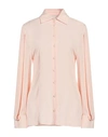 Erika Cavallini Woman Shirt Pink Size 4 Acetate, Silk