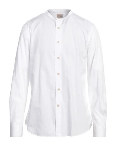 Alessandro Gherardi Man Shirt White Size 17 Cotton