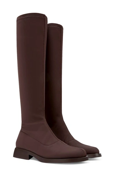 Camper Dana Booties In Burgundy